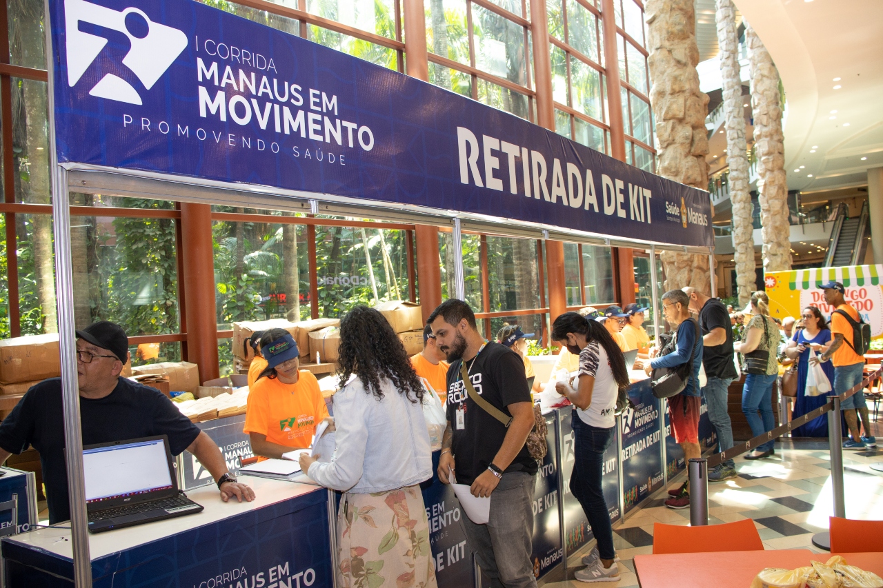 Distribuição dos Kits da corrida Manaus em Movimento começa nesta