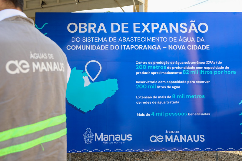 Prefeitura E Guas De Manaus Inauguram Sistema De Abastecimento De Gua