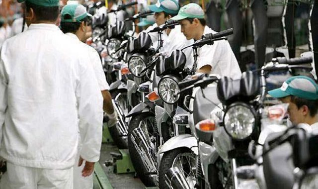 Produção de Motos do PIM sobe 24% em 2021
