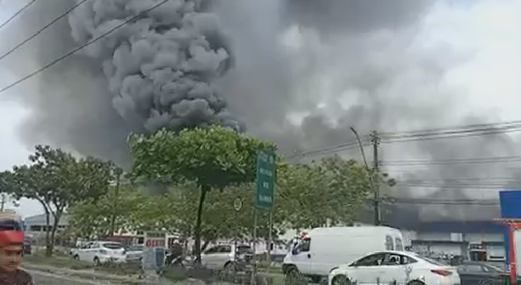 Ninguém ficou ferido. Foto: Reprodução