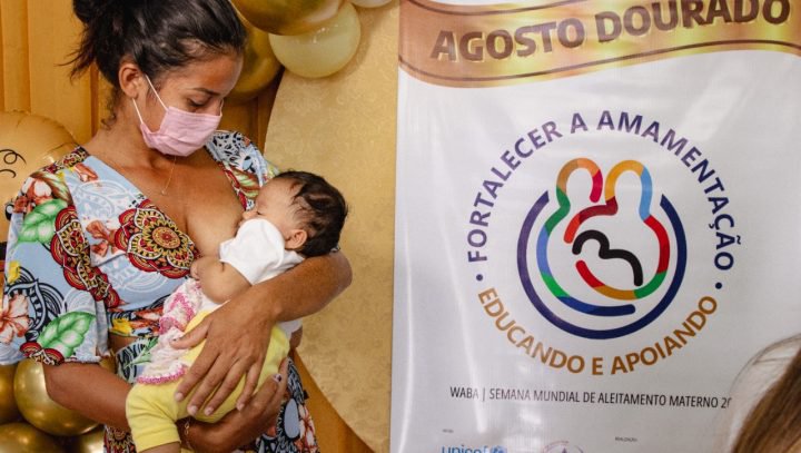 Campanha ‘Agosto Dourado’, mês de incentivo ao aleitamento materno inicia em Manaus