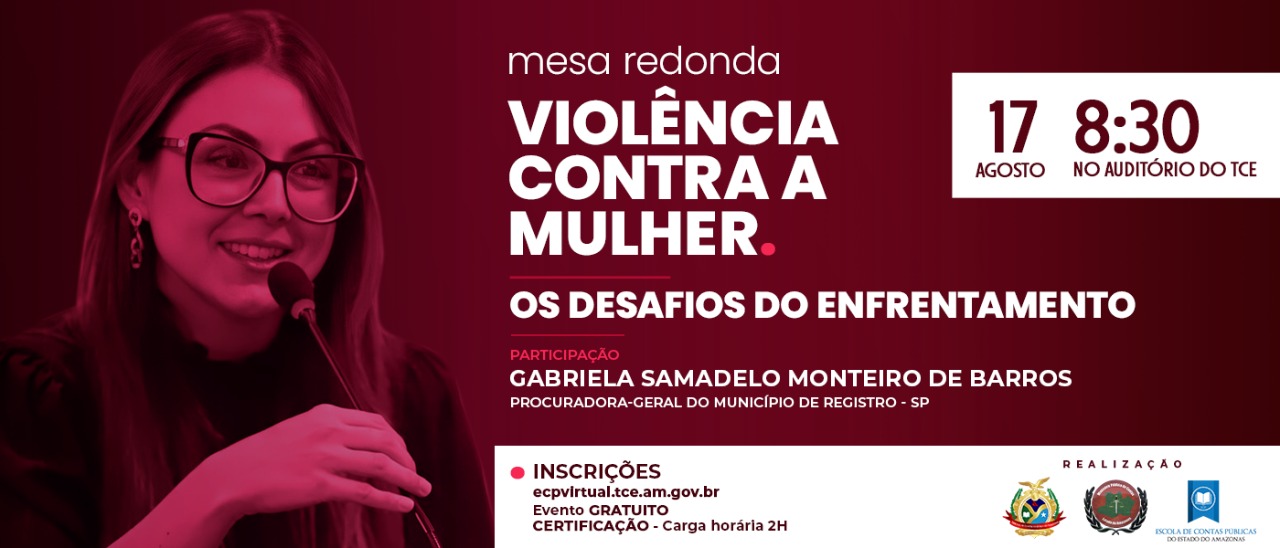 TCE-AM recebe procuradora-geral de São Paulo, em roda sobre proteção à mulher