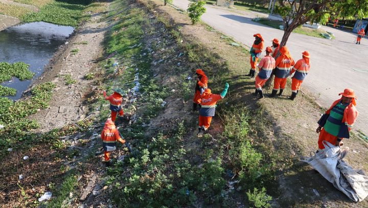 Parque e igarapé do Mestre Chico recebem serviço de limpeza