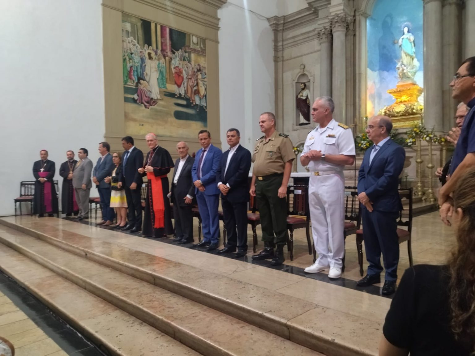 Presidente do TCE-AM participa de evento de acolhida ao cardeal Dom Leonardo Steiner