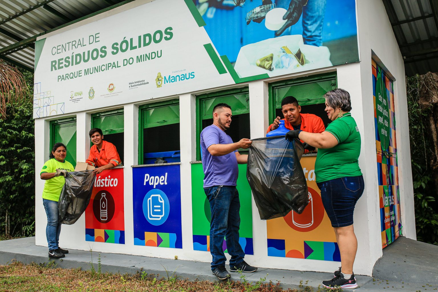 Manaus tem 36 pontos de coleta seletiva de lixo ativos