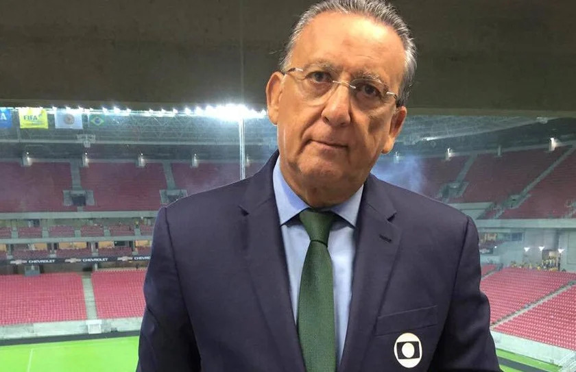 Galvão Bueno pega Covid e perderá abertura da Copa; Luís Roberto será o substituto