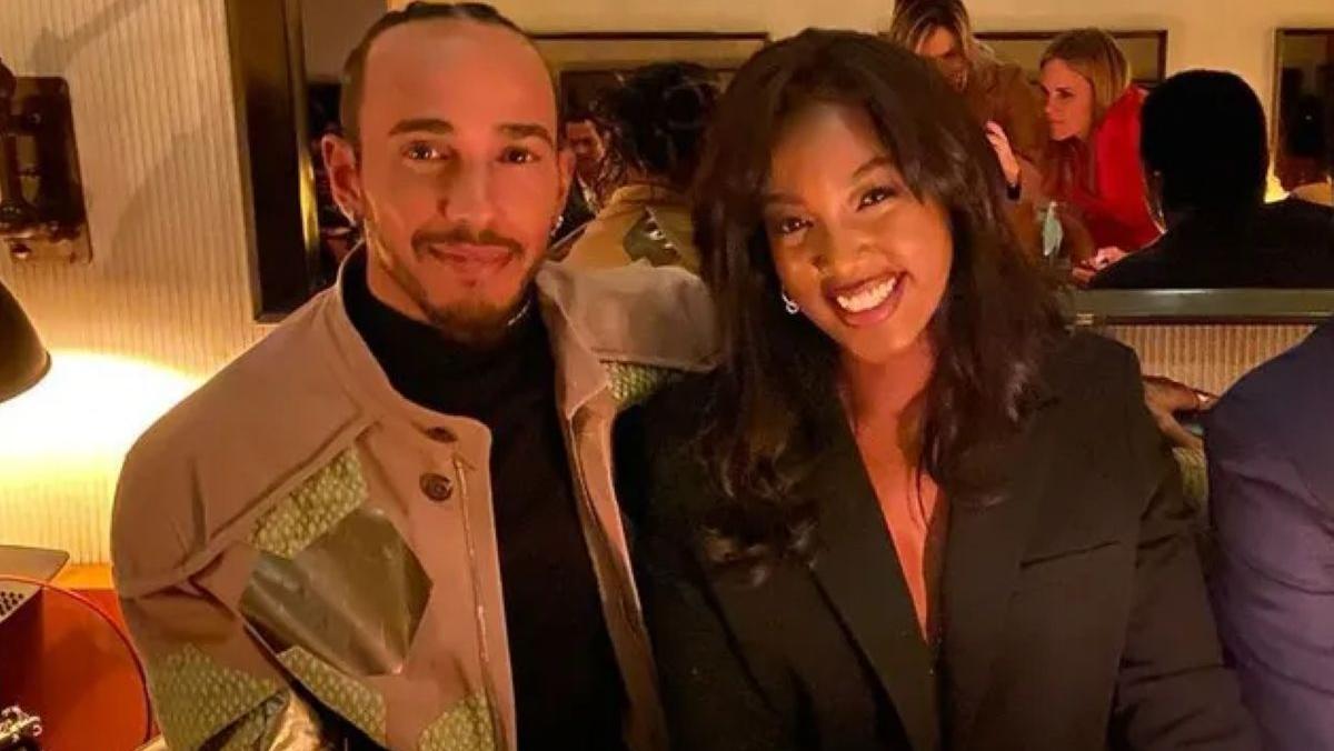 Iza issa nega boates de affair com Lewis Hamilton