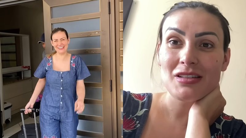 Andressa Urach recebe alta de clínica psiquiátrica