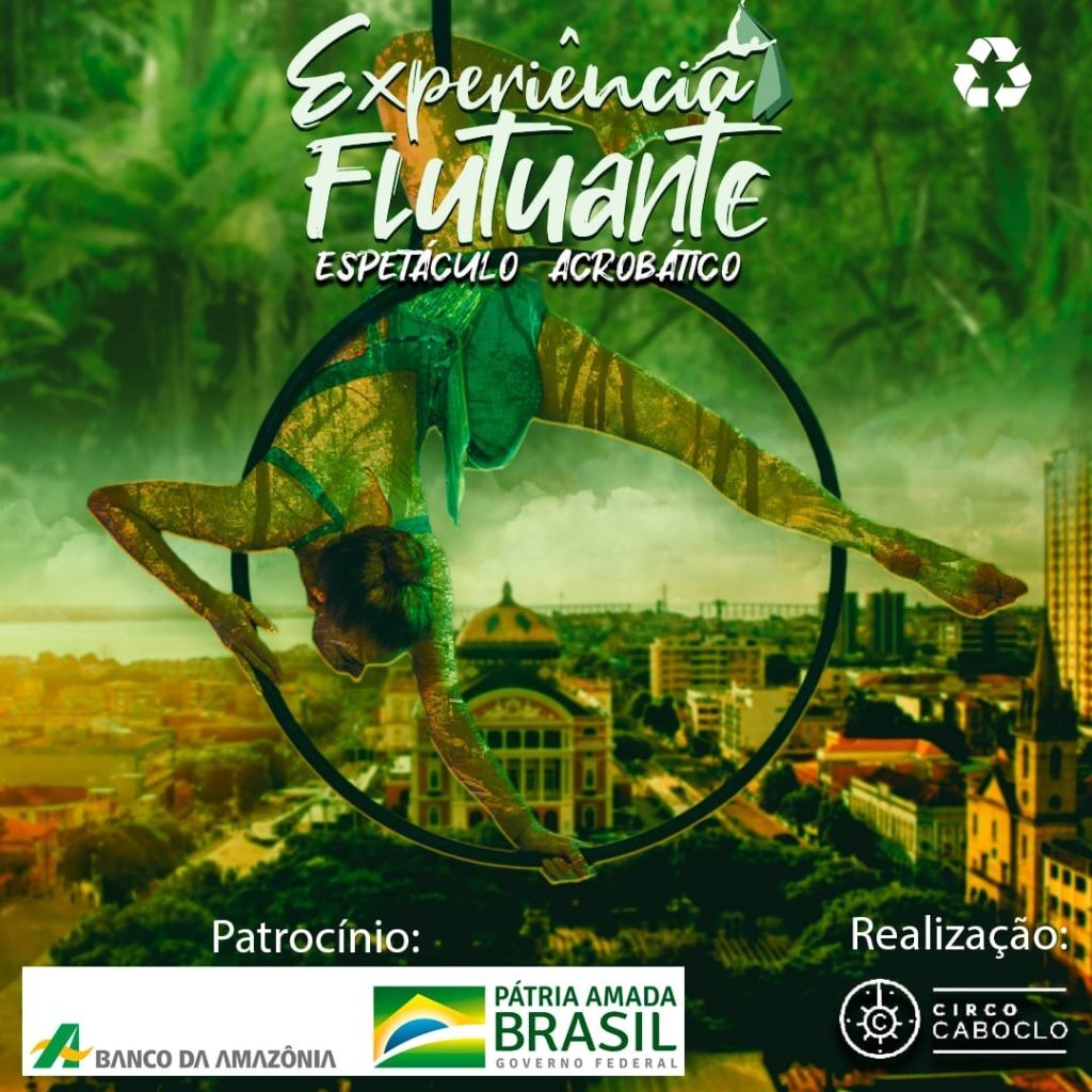 Cia Circo Caboclo promove espetáculo “Experiência Flutuante” em Manaus