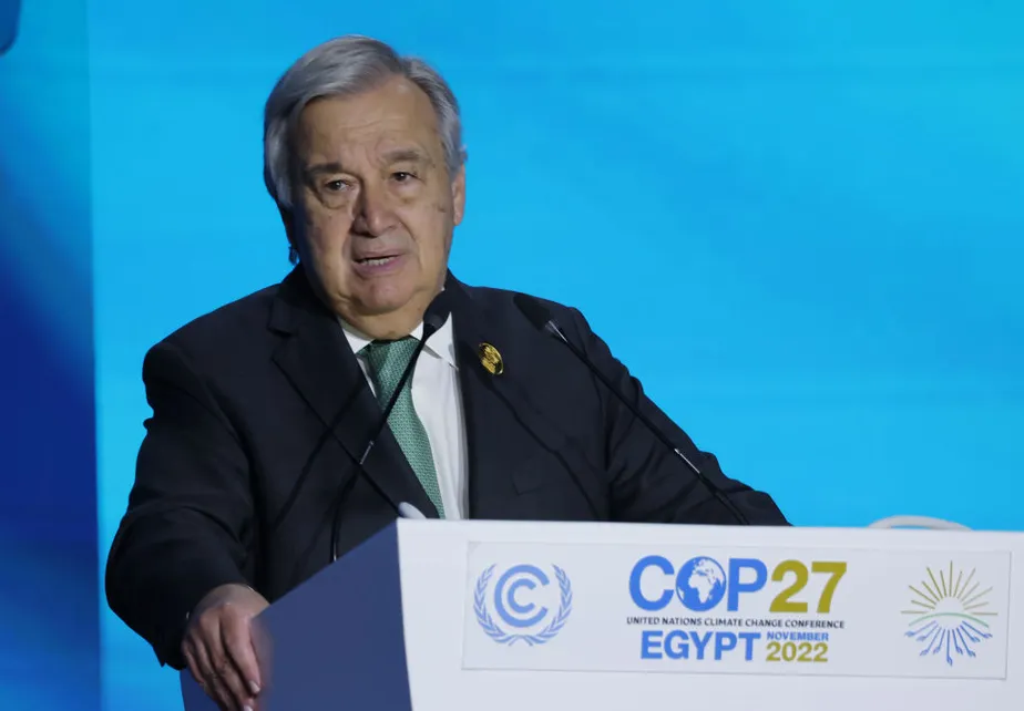 Secretário da ONU defende pacto de solidariedade climática na COP27