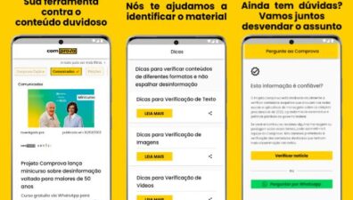 Aplicativo do Projeto Comprova vence premiação da Google Play Store