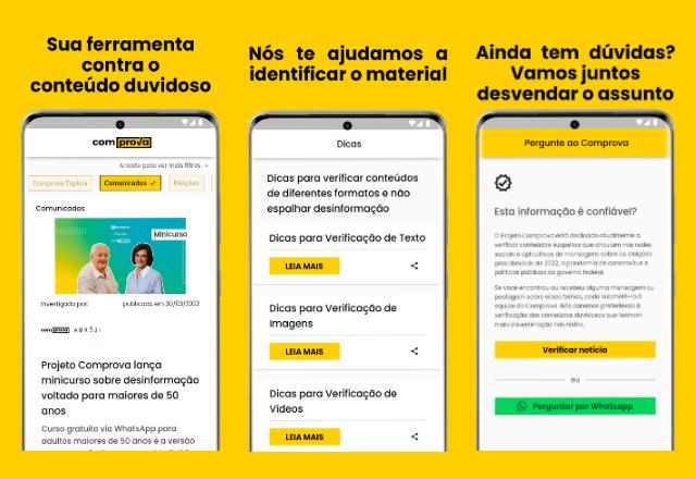 Aplicativo do Projeto Comprova vence premiação da Google Play Store