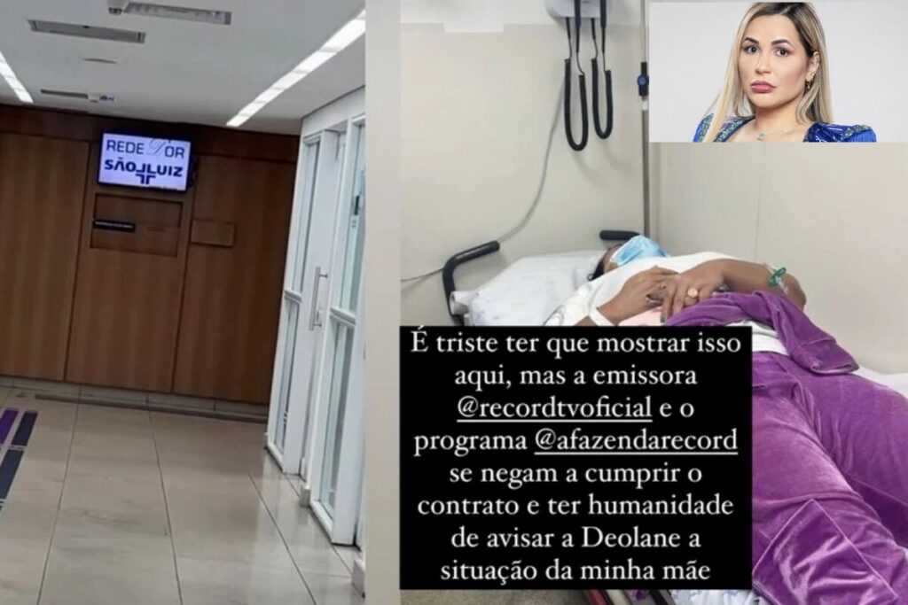 Record exige que irmãs de Deolane apresentem laudo médico da mãe