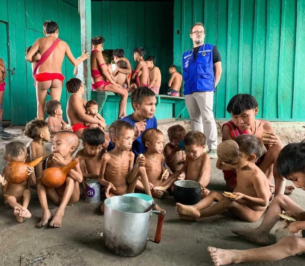 Mais de 1.000 yanomamis foram resgatados em estado grave