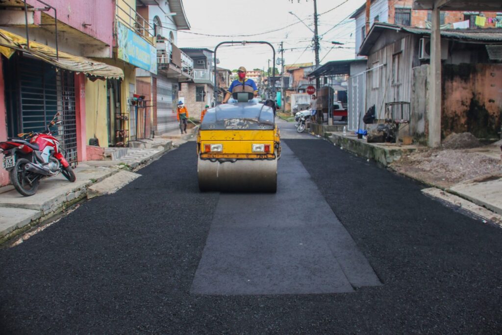 Trabalhos de recuperação de vias no bairro Japiim são retomados