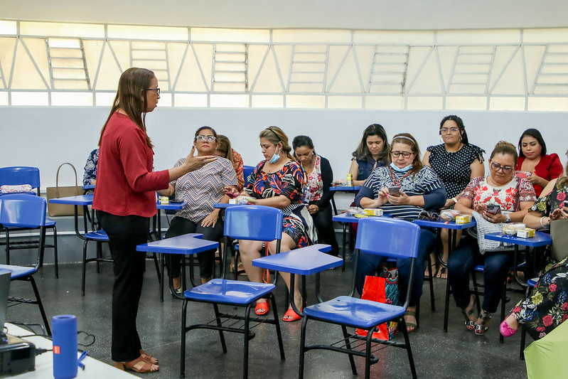 Ciclo de formações para ajudar o desempenho dos alunos no Saeb 2023 é realizado