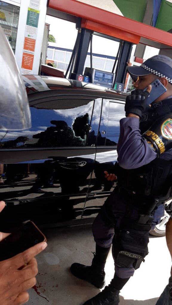Motorista de aplicativo é baleado em posto de gasolina em Manaus