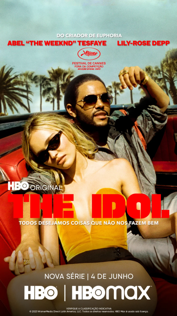 “The Idol”: série ganha pôster com The Weeknd e Lily-Rose Depp