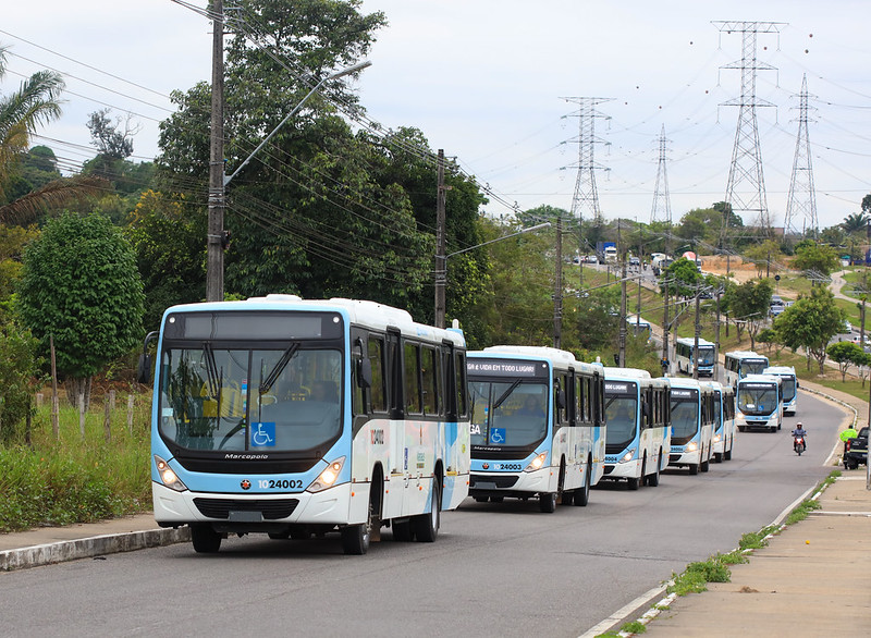 Novos ônibus entregues a população somam 272 em Manaus