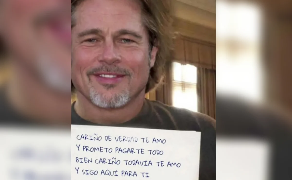 Homem se passa por Brad Pitt e aplica golpe R$ 1 milhão em espanhola