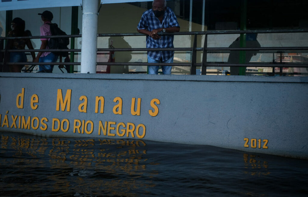 O Rio já secou 23 centímetros em junho