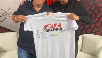 ZICO RECEBE GALVÃO BUENO COMO PRIMEIRO CONVIDADO DO PROGRAMA ‘RESENHA DO GALINHO’, NA JOVEM PAN NEWS