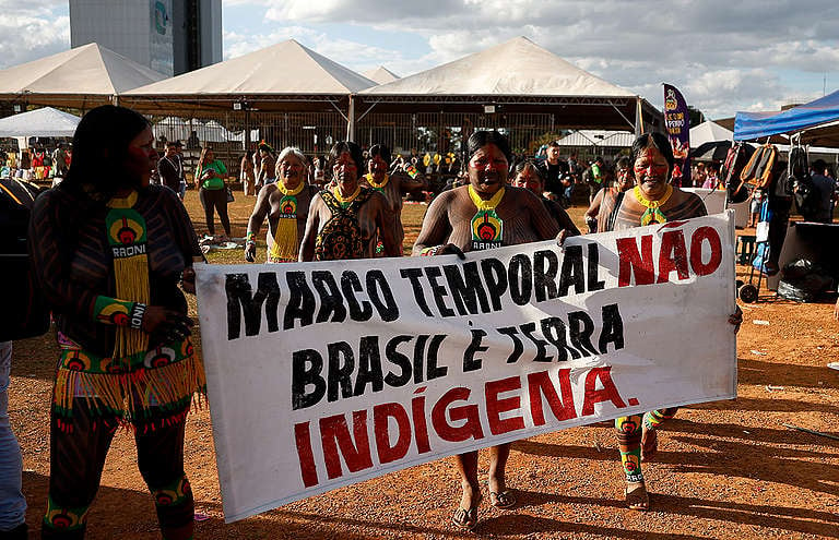 Organizações indígenas de Manaus fazem manifestações contra o Marco Temporal