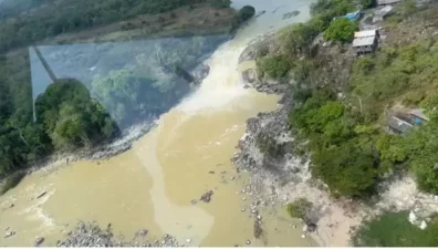 Ibama flagra cachoeira no Amazonas poluída por garimpo ilegal