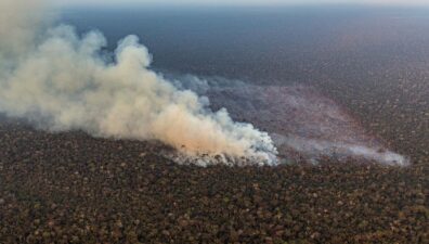 Vídeos mostram Manaus e interior do AM cobertos por fumaça de queimadas