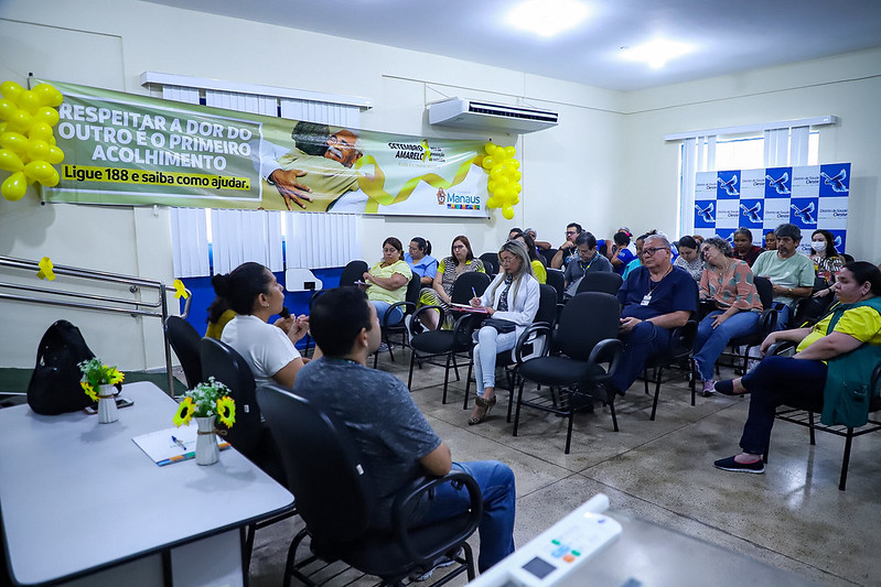 Semsa promove roda de conversa sobre prevenção ao suicídio