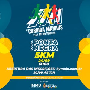 Retirada de kits da 6º Corrida pela Paz no Trânsito acontece neste sábado (23/09)