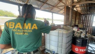 Ibama apreende 73 mil litros de diesel marítimo irregular no Amazonas