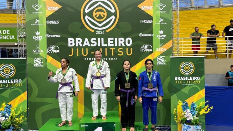 Atletas amazonenses conquistam oito medalhas no Brasileiro de Jiu-Jítsu