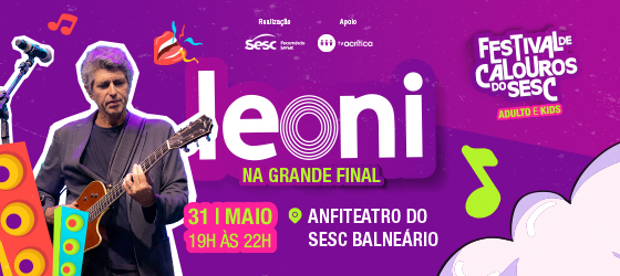 Leoni é a atração confirmada da final do Festival de Calouros do Sesc