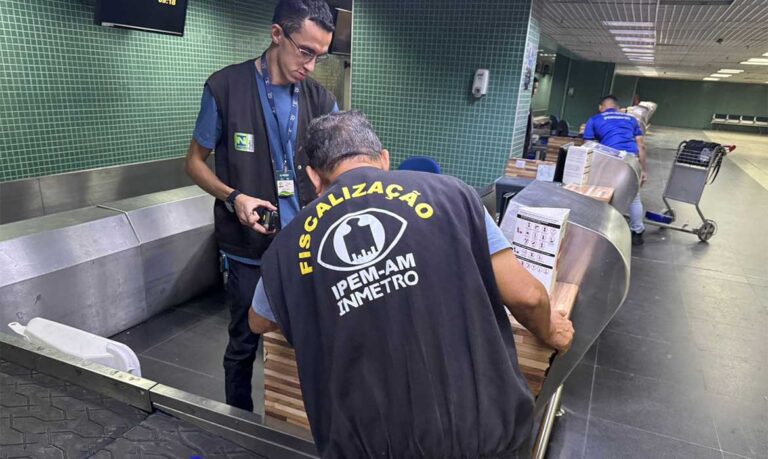 Ipem-AM reprova e interdita balanças no Aeroporto Internacional de Manaus