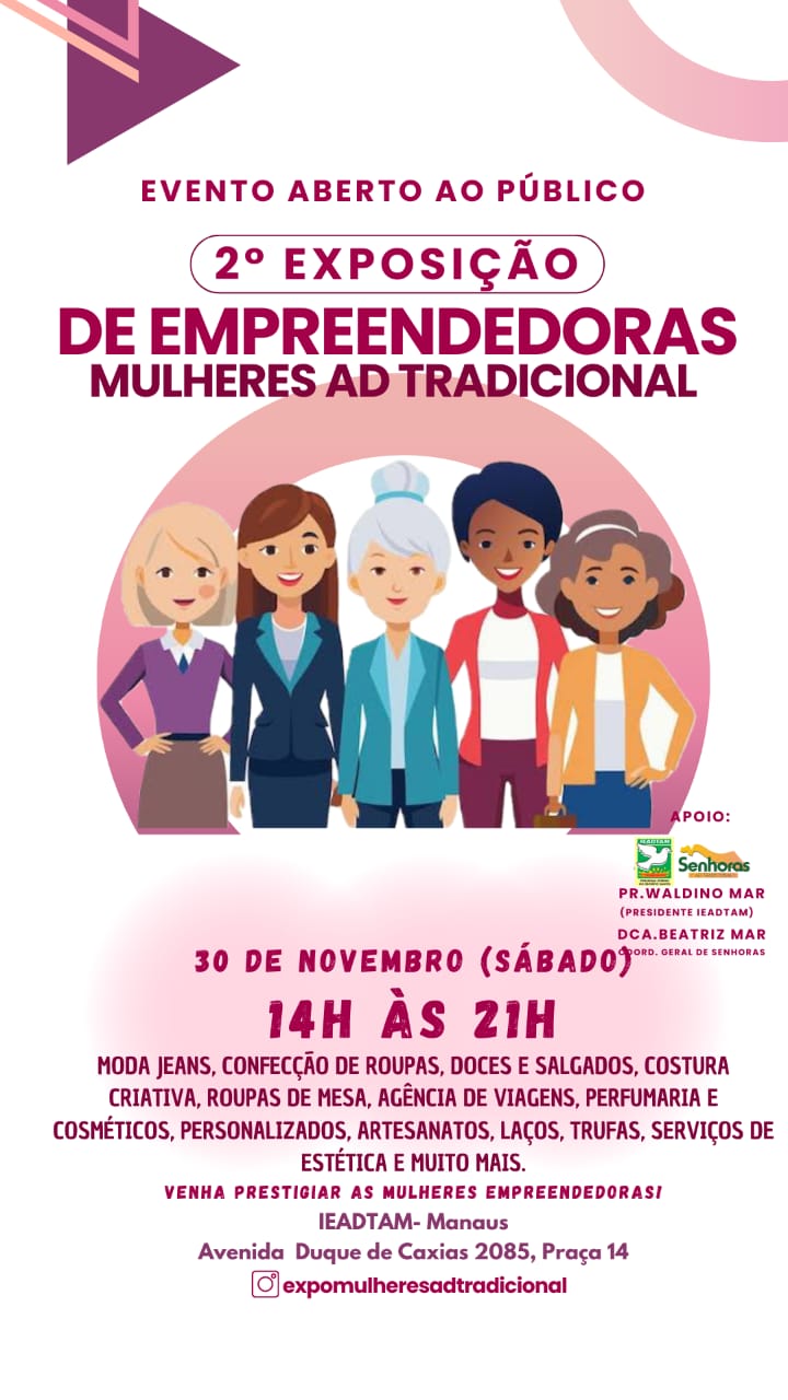 Ieadtam promove 2ª Exposição de Mulheres Empreendedoras