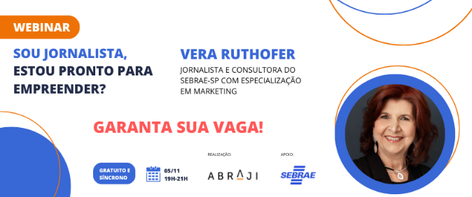 Abraji e Sebrae promovem webinar gratuito para jornalistas