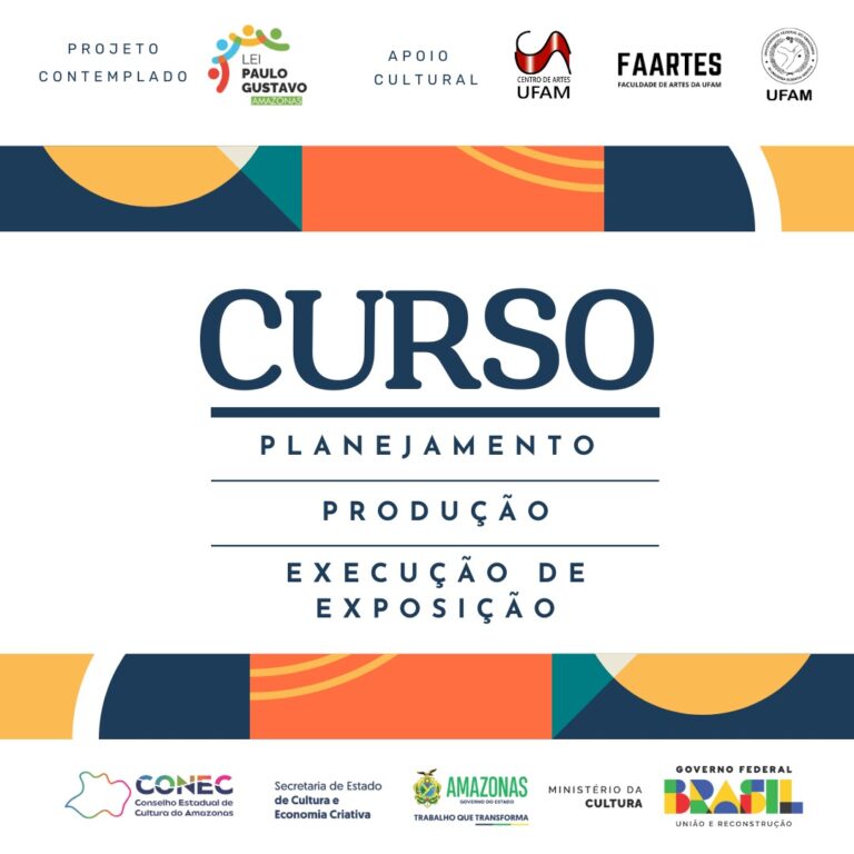 Centro de Artes da UFAM recebe curso gratuito sobre ‘Planejamento, produção e execução de exposição’